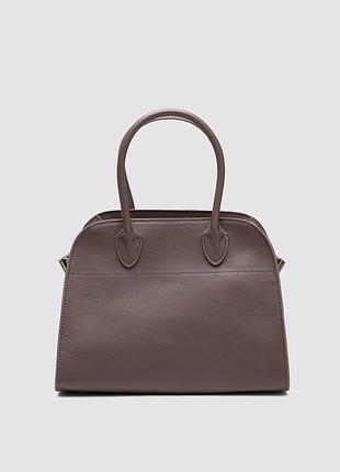 💎 the row soft margaux 26 bag in leather brown