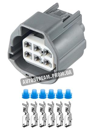 Електричний з'єднувач, авто роз'єм, 6-контактний, 7283-5577-10, 7283-5926-10