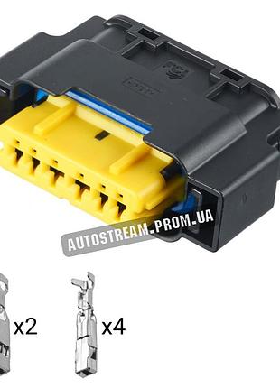 Электрический соединитель, авто разъем, 6-контактный, 902970-00