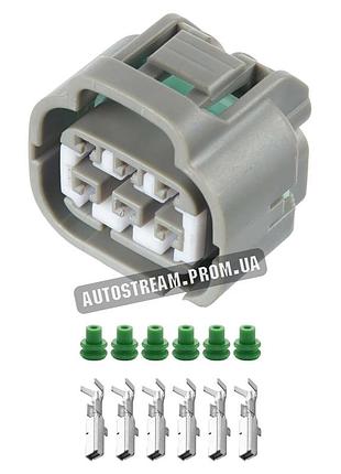 Электрический соединитель, авто разъем, 6-контактный, 7283-7064-40, 90980-10988
