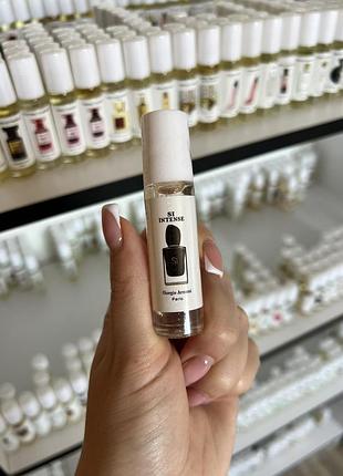 Масляный парфюм giorgio armani si intense (черные) 10 мл