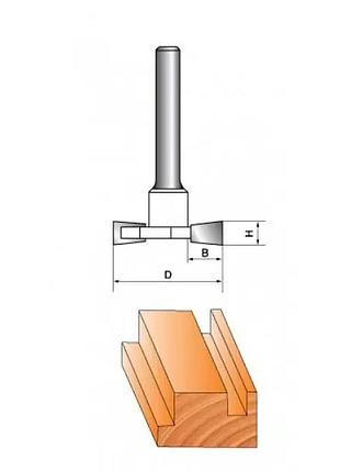 Фреза 08-032-020 пазова 33х2х8 мм z2 sekira