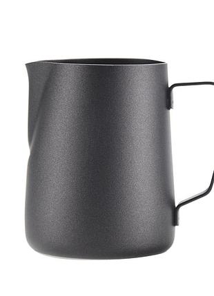 Питчер молочник для кофе ecocoffeetools lh3560b black 600 мл с тефлоновым покрытием для взбивания молока