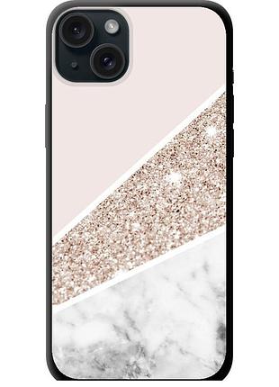 Чохол tpu на телефон iphone 15 plus пастельний мармур "4342b-3097-58250"