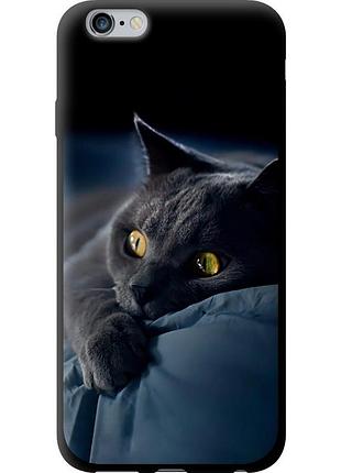 Чохол tpu на телефон iphone 6 plus димчастий кіт "825b-48-58250"
