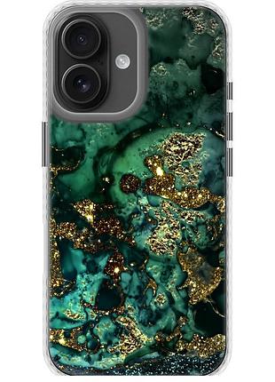 Чохол чохол bumper на телефон iphone 16 мармур золото багатство "5419pc-3709-58250"