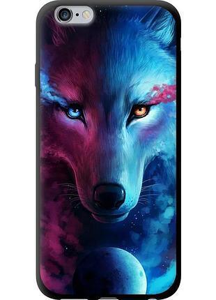 Чохол tpu на телефон iphone 6s plus арт-вовк "3999b-91-58250"