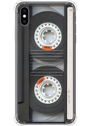 Чехол силикон с усиленными углами на телефон iphone xs max кассета "876sp-1557-58250"
