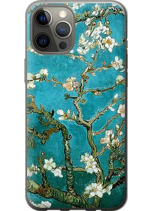 Чехол 2d пластиковый на телефон iphone 12 pro max винсент ван гог. сакура "841t-2054-58250"