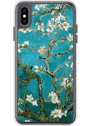 Чехол чехол bumper на телефон iphone xs max винсент ван гог. сакура "841pc-1557-58250"