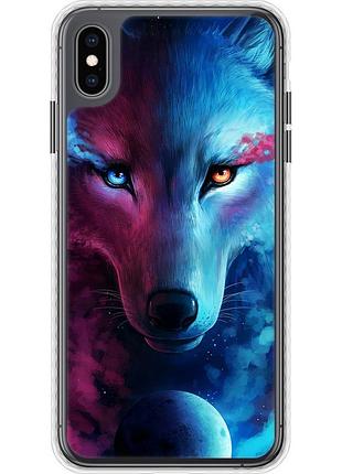 Чехол чехол bumper на телефон iphone xs max арт-волк "3999pc-1557-58250"