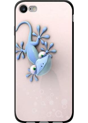 Чехол tpu на телефон iphone 7 геккончик "1094b-336-58250"