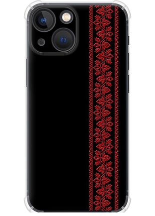 Чехол силикон с усиленными углами на телефон iphone 13 mini вышиванка 53 "2041sp-2373-58250"