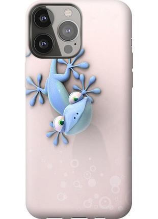 Чохол силіконовий на телефон iphone 13 pro max гекончик "1094u-2371-58250"