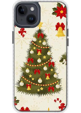 Чохол чохол bumper на телефон iphone 14 plus новорічна ялинка "4198pc-2645-58250"