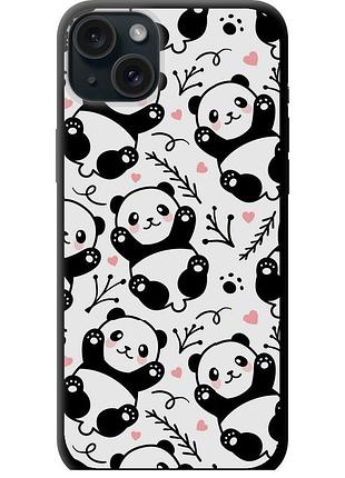 Чохол tpu на телефон iphone 15 plus панди "4318b-3097-58250"