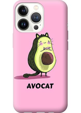 Чохол 2d пластиковий на телефон iphone 13 pro avocat "4270t-2372-58250"