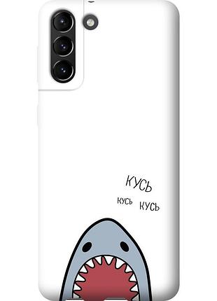 Чохол 2d пластиковий на телефон samsung galaxy s21 plus акула "4870t-2115-58250"