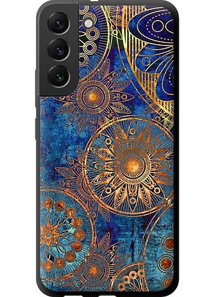 Чохол tpu на телефон samsung galaxy s22 plus золотий візерунок "678b-2495-58250"
