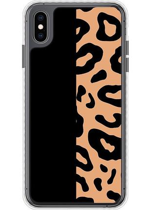 Чехол чехол bumper на телефон iphone xs max пятна леопарда "4269pc-1557-58250"