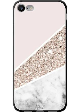 Чехол tpu на телефон iphone 7 пастельный мрамор "4342b-336-58250"