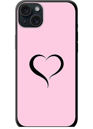 Чохол tpu на телефон iphone 15 plus серце 1 "4730b-3097-58250"