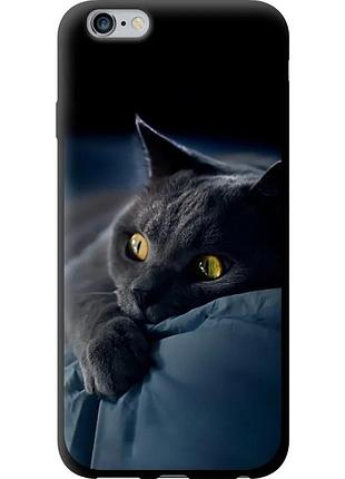 Чохол tpu на телефон iphone 6s plus димчастий кіт "825b-91-58250"