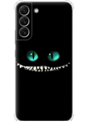 Чохол силіконовий протиударний с посиленими кутами на телефон samsung galaxy s22 plus чеширський кіт "689sp-2495-58250"