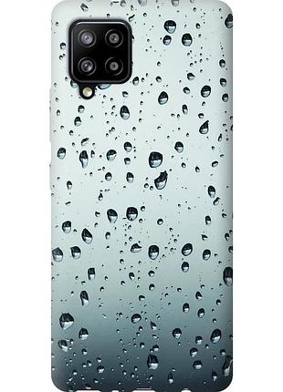Чехол силиконовый на телефон samsung galaxy a42 a426b стекло в каплях "848u-2098-58250"