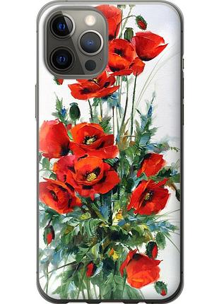 Чехол 2d пластиковый на телефон iphone 12 pro max маки "523t-2054-58250"