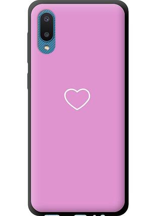 Чохол tpu на телефон samsung galaxy a02 a022g серце 2 "4863b-2260-58250"