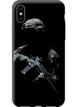 Чехол tpu патриотический на телефон iphone x защитник v3 "5226b-1050-58250"