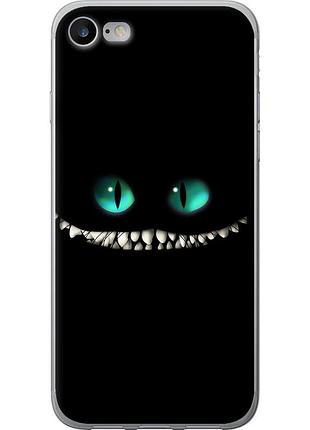 Чохол силіконовий на телефон iphone 8 чеширський кіт "689u-1031-58250"