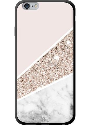 Чохол tpu на телефон iphone 6 plus пастельний мармур "4342b-48-58250"