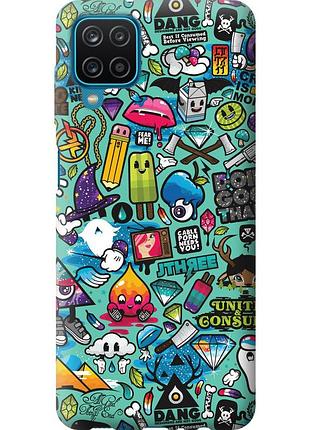 Чехол силиконовый на телефон samsung galaxy m12 m127f стикер бомбинг 1 "693u-2360-58250"