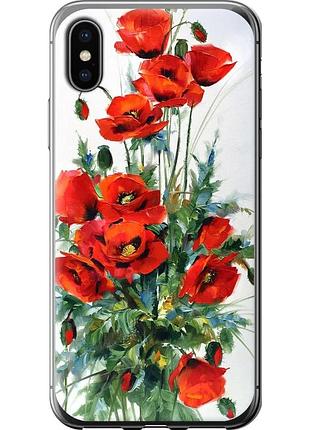 Чохол силіконовий на телефон iphone x маки "523u-1050-58250"