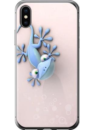Чохол силіконовий на телефон iphone x гекончик "1094u-1050-58250"