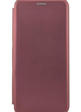 Чохол книжка premium для infinix smart 9 (x6532) на магніті з підставкою бордовий