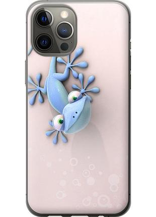 Чехол 2d пластиковый на телефон iphone 12 pro max геккончик "1094t-2054-58250"