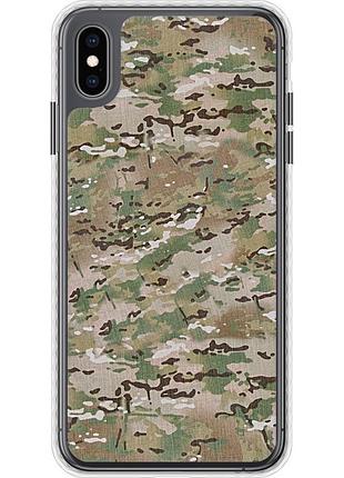 Чехол чехол bumper на телефон iphone xs max камуфляж v5 "1201pc-1557-58250"