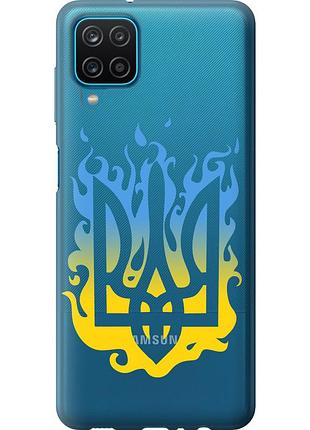 Чехол силиконовый патриотический на телефон samsung galaxy m12 m127f герб v1 "5258u-2360-58250"