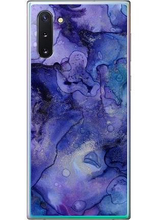Чехол силиконовый на телефон samsung galaxy note 10 мрамор 7 "4802u-1718-58250"