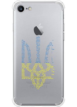 Чехол силикон с усиленными углами патриотический на телефон iphone 7 herb "5280sp-336-58250"