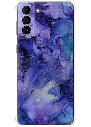 Чехол силикон с усиленными углами на телефон samsung galaxy s21 plus мрамор 7 "4802sp-2115-58250"