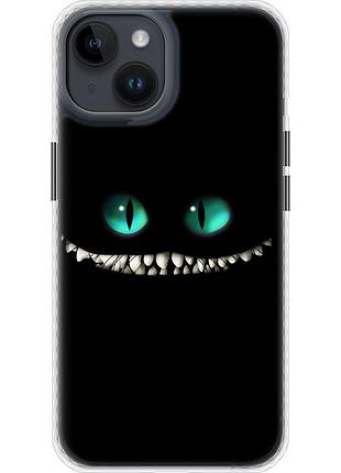 Чохол чохол bumper на телефон iphone 14 чеширський кіт "689pc-2648-58250"