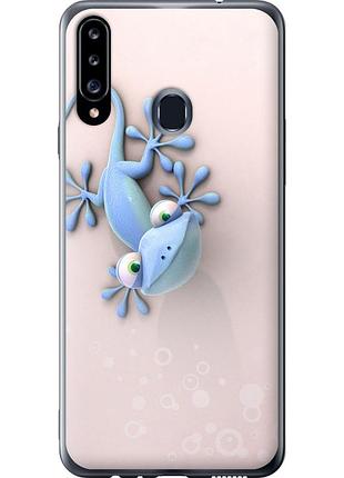 Чохол силіконовий на телефон samsung galaxy a20s a207f гекончик "1094u-1775-58250"