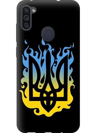 Чехол tpu патриотический на телефон samsung galaxy m11 m115f герб v1 "5258b-1905-58250"