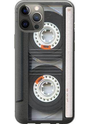 Чехол 2d пластиковый на телефон iphone 12 pro max кассета "876t-2054-58250"