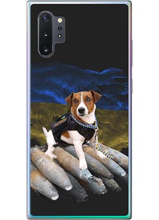 Чехол 2d пластиковый патриотический на телефон samsung galaxy note 10 plus патрон "5320t-1756-58250"