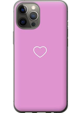 Чехол 2d пластиковый на телефон iphone 12 pro max сердце 2 "4863t-2054-58250"